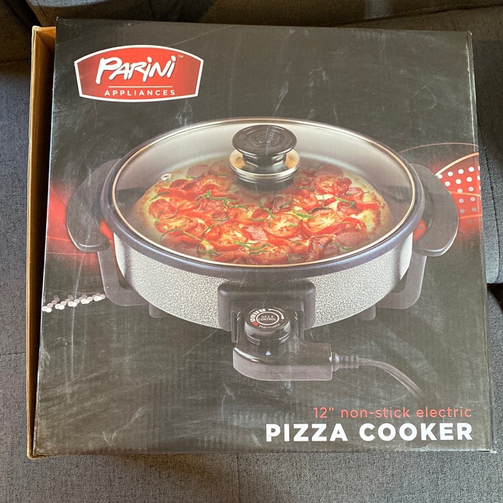 Parini Non stick electric pizza cooker